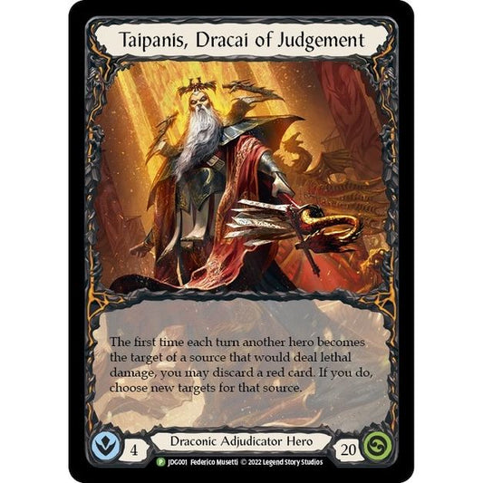 Image for Taipanis, Dracai of Judgement - JDG001 (JDG001) (PR) - Flesh and Blood TCG