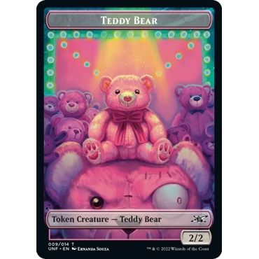 Image for Teddy Bear // Treasure (013) Double-sided Token (UNF) - Magic: The Gathering