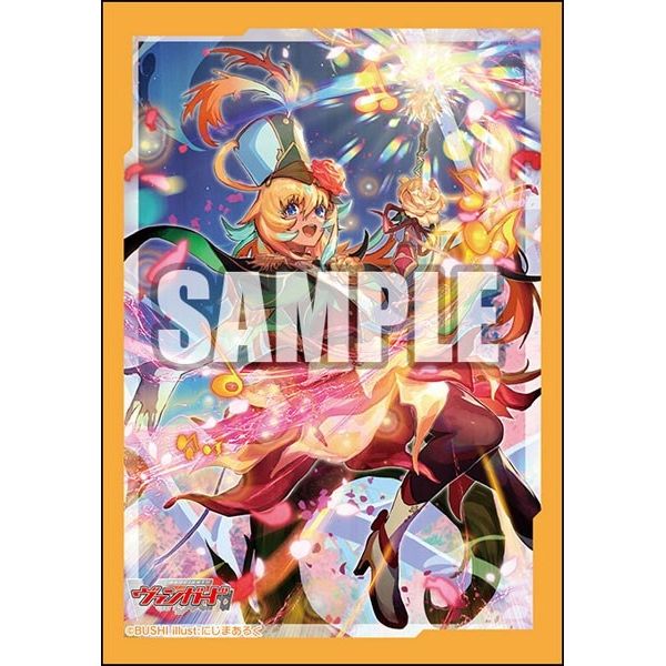 Image for Bushiroad Sleeve Collection Mini Vol.601 Cardfight!! Vanguard: Great March in Full Bloom, Lianon (70-Pack) - Card Sleeves