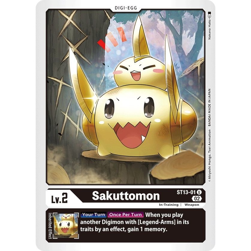 Image for Sakuttomon (ST13-01 U) (ST-13) - Digimon Card Game
