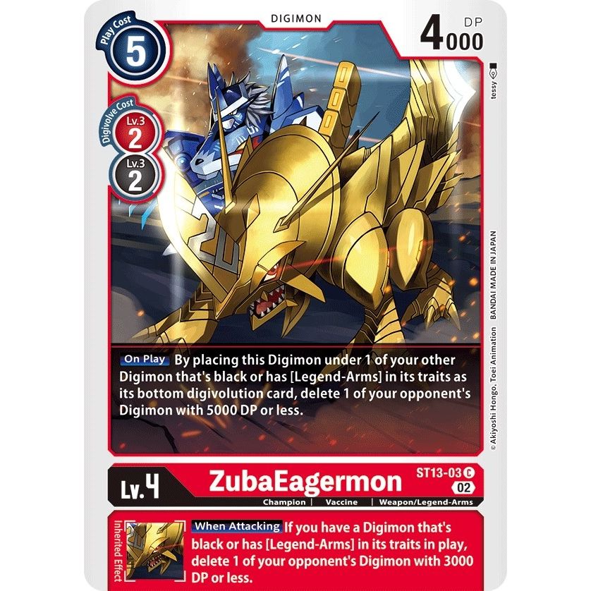 Image for ZubaEagermon (ST13-03 C) (ST-13) - Digimon Card Game