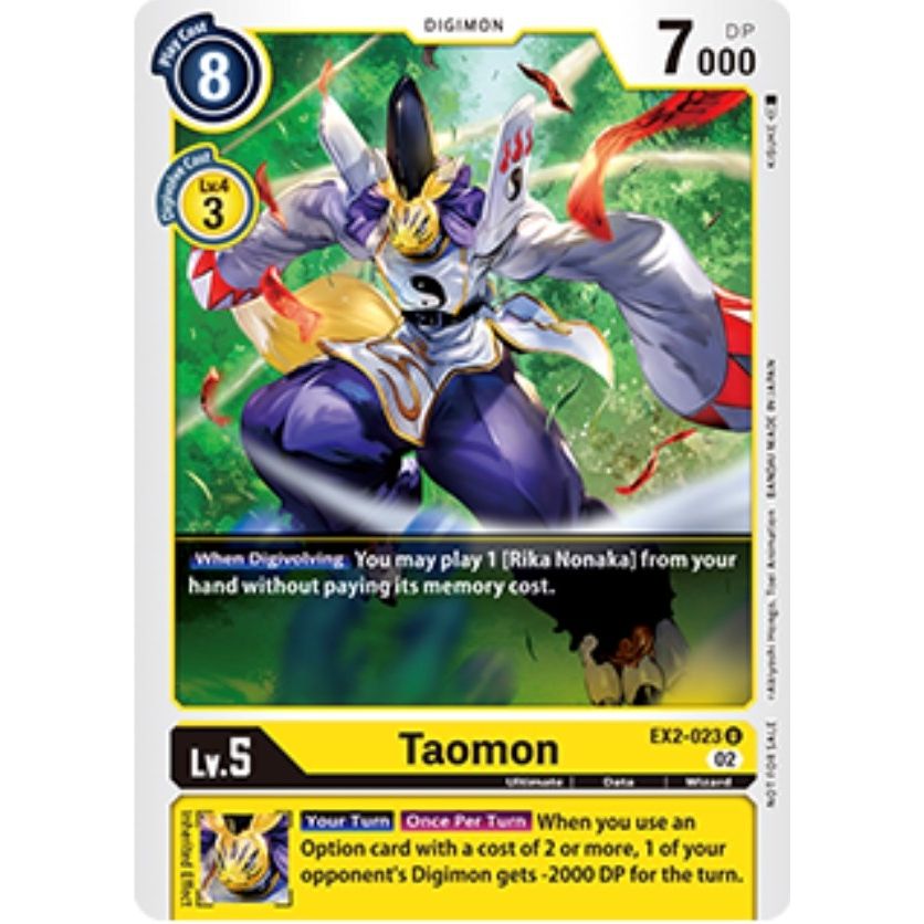 Image for Taomon - EX2-023 (Tamer Party Vol. 6 Promo) (EX2-023 U) (EX02) - Digimon Card Game