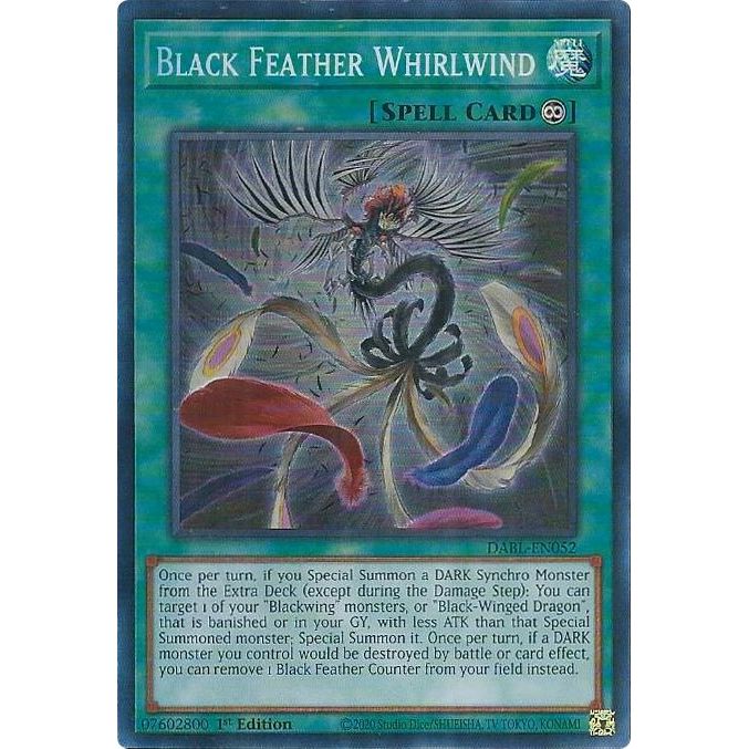 Image for Black Feather Whirlwind (DABL-EN052) (DABL) - YuGiOh