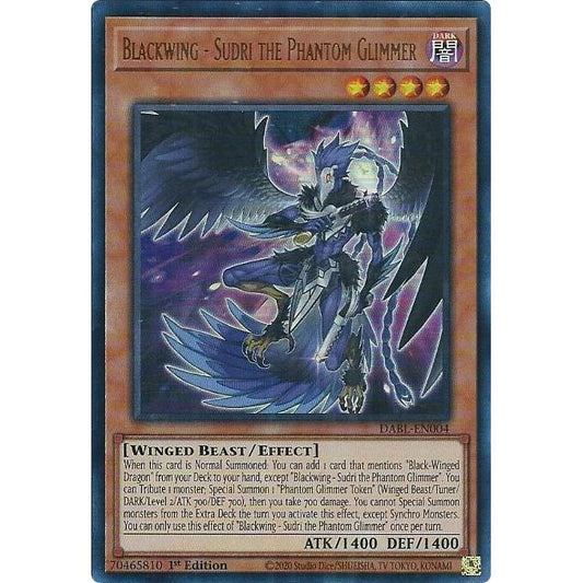Image for Blackwing - Sudri the Phantom Glimmer (DABL-EN004) (DABL) - YuGiOh