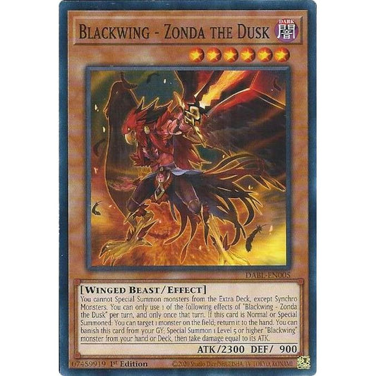 Image for Blackwing - Zonda the Dusk (DABL-EN005) (DABL) - YuGiOh