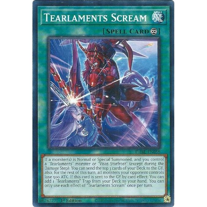 Image for Tearlaments Scream (DABL-EN058) (DABL) - YuGiOh
