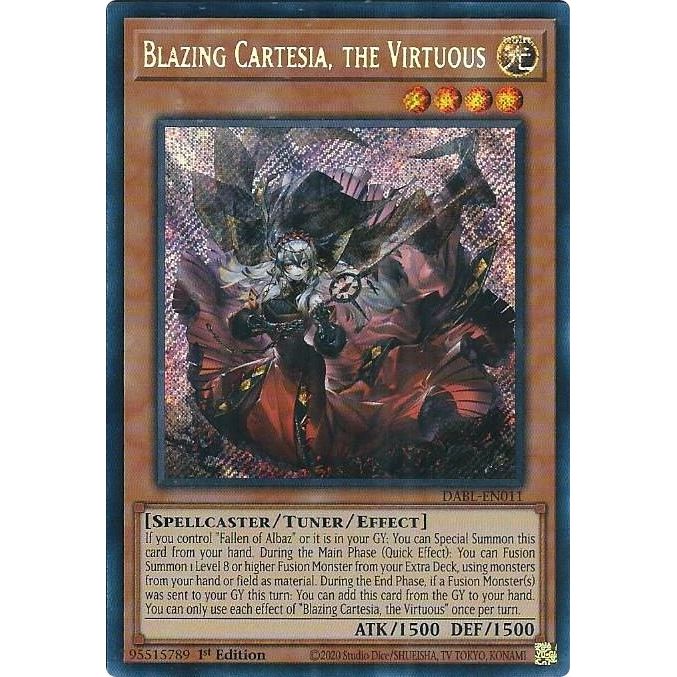 Image for Blazing Cartesia, the Virtuous (DABL-EN011) (DABL) - YuGiOh
