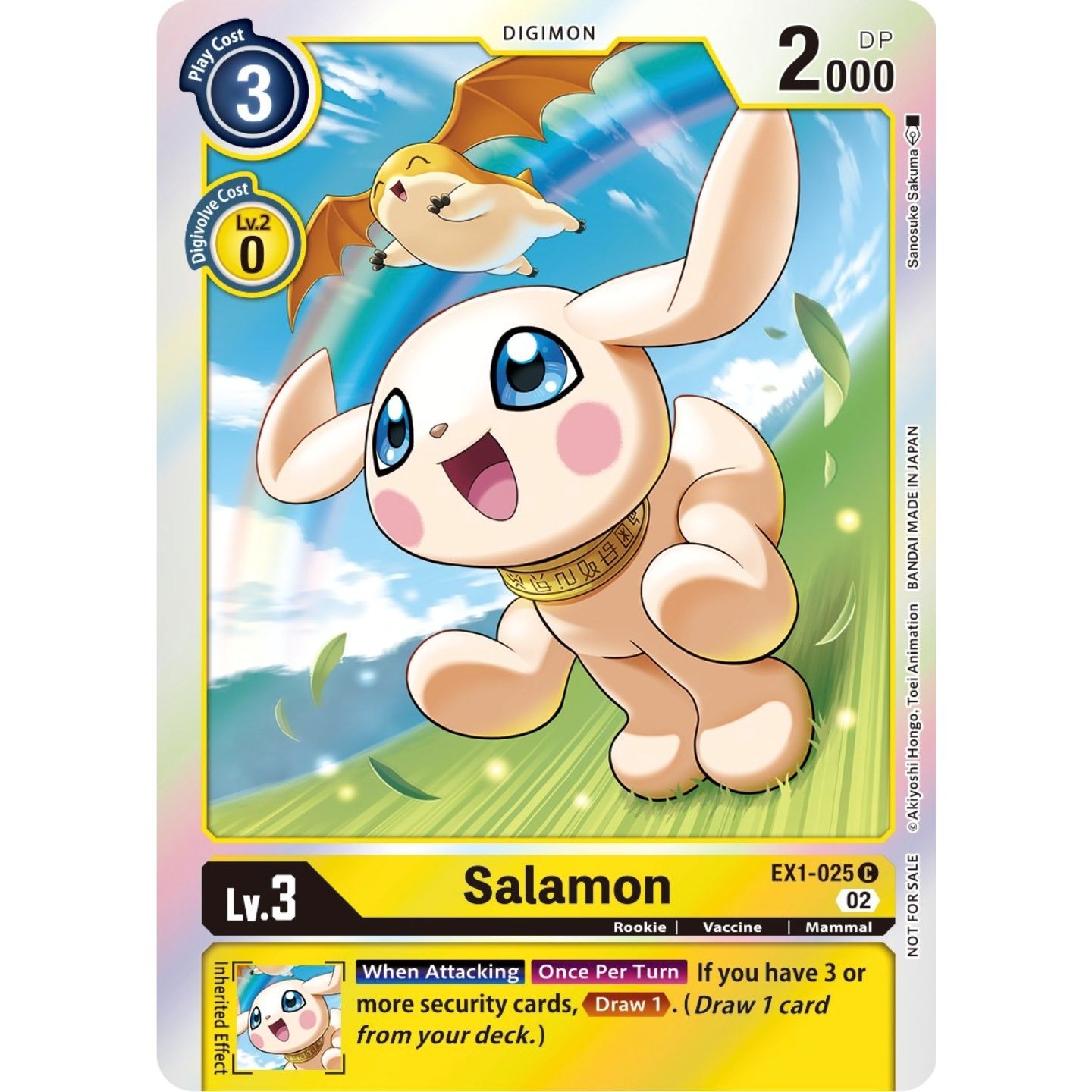 Image for Salamon (Official Tournament Pack Vol. 7) (EX1-025 C) (EX01) - Digimon Card Game