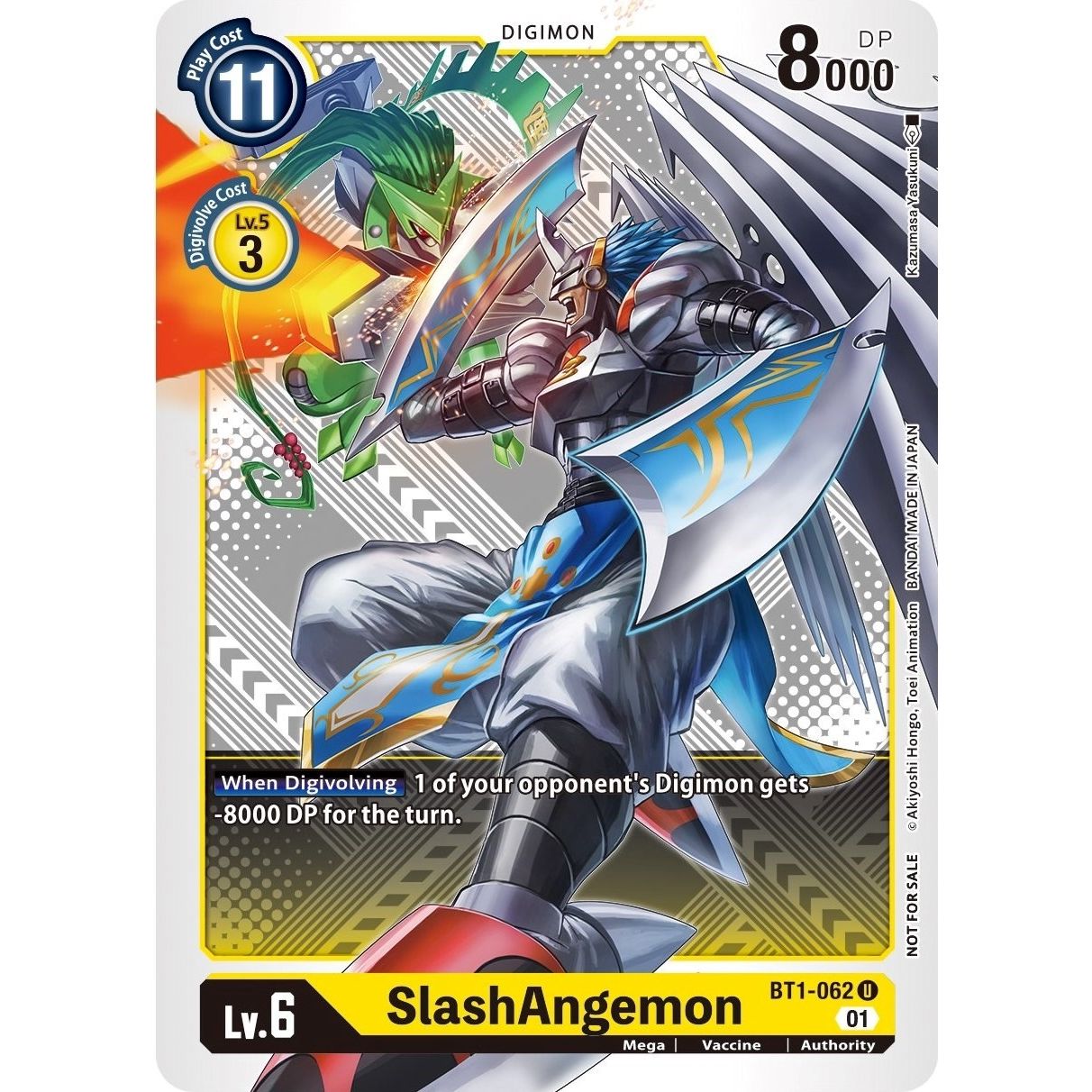 Image for SlashAngemon (Winner Pack Xros Encounter) (BT1-062 U) (BT01-03A) - Digimon Card Game