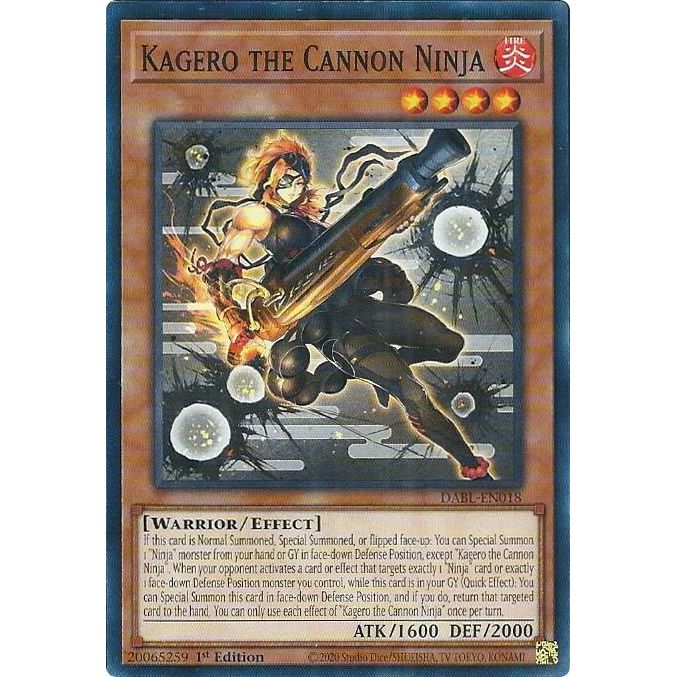 Image for Kagero the Cannon Ninja (DABL-EN018) (DABL) - YuGiOh