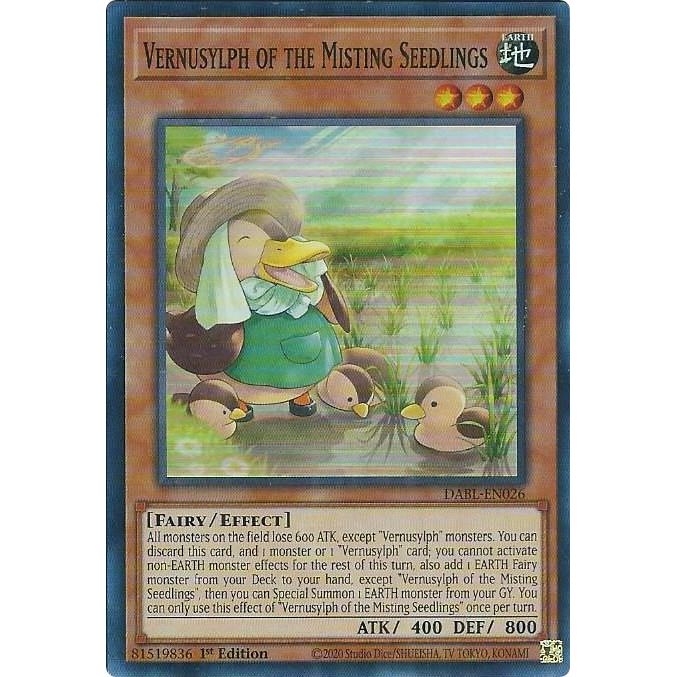 Image for Vernusylph of the Misting Seedlings (DABL-EN026) (DABL) - YuGiOh