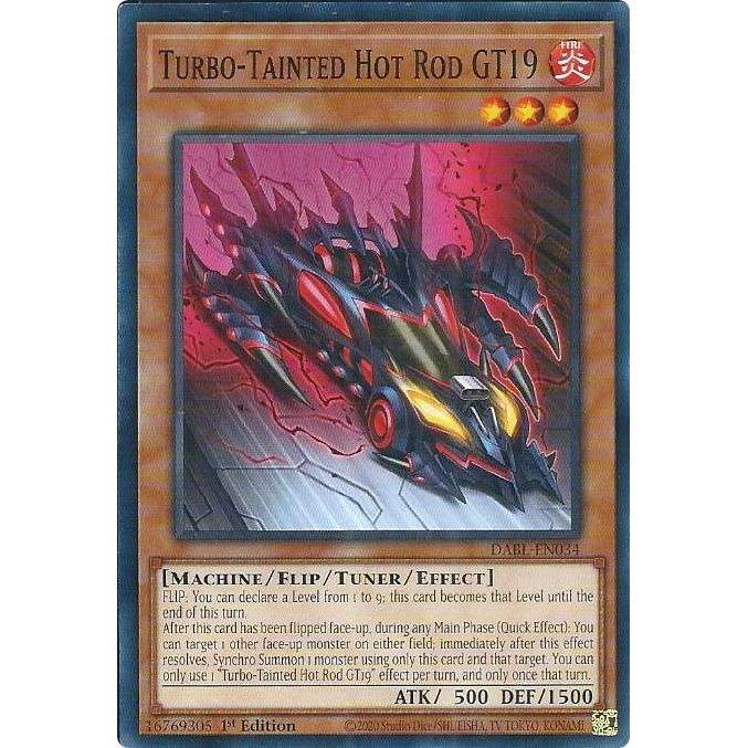 Image for Turbo-Tainted Hot Rod GT19 (DABL-EN034) (DABL) - YuGiOh