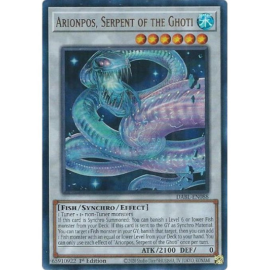 Image for Arionpos, Serpent of the Ghoti (DABL-EN088) (DABL) - YuGiOh
