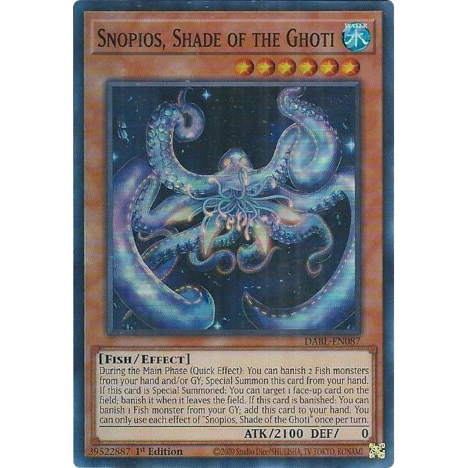 Image for Snopios, Shade of the Ghoti (DABL-EN087) (DABL) - YuGiOh