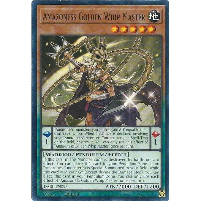 Image for Amazoness Golden Whip Master (DABL-EN093) (DABL) - YuGiOh