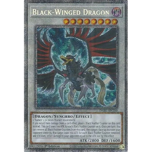 Image for Black-Winged Dragon (Starlight Rare) (DABL-EN100) (DABL) - YuGiOh
