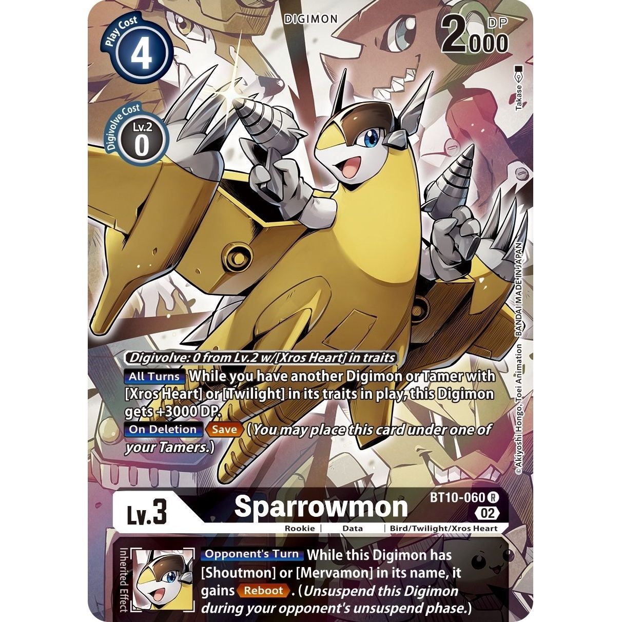 Image for Sparrowmon (Alternate Art) (BT10-060 R) (BT10) - Digimon Card Game