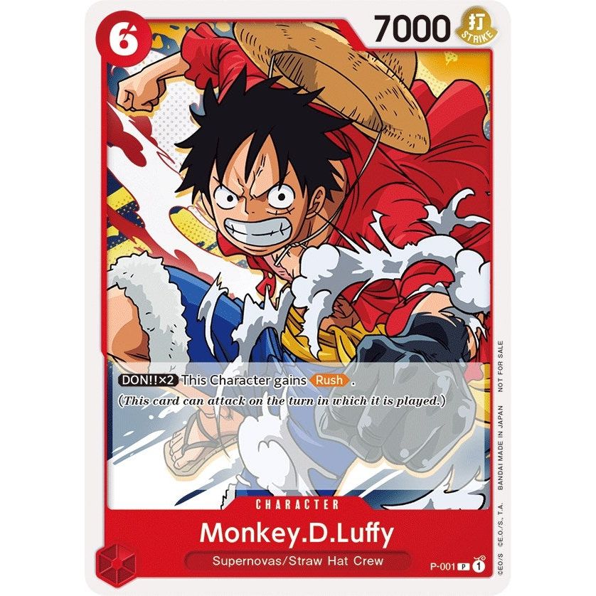 Image for Monkey.D.Luffy (Super Pre-Release) [Participant] (P-001) (OP-PR) - One Piece Card Game