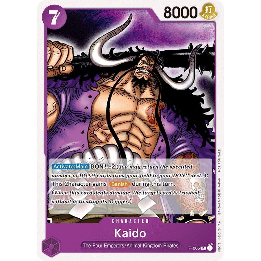 Image for Kaido (Promotion Pack 2022) (P-005) (OP-PR) - One Piece Card Game