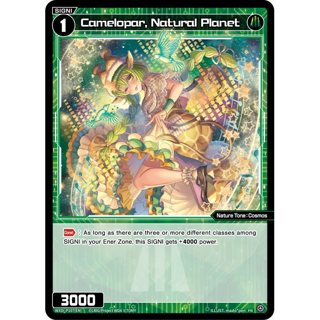 Image for Camelopar, Natural Planet (October 2022) (WXDi-P107[EN]) (WXDi-P) - WIXOSS
