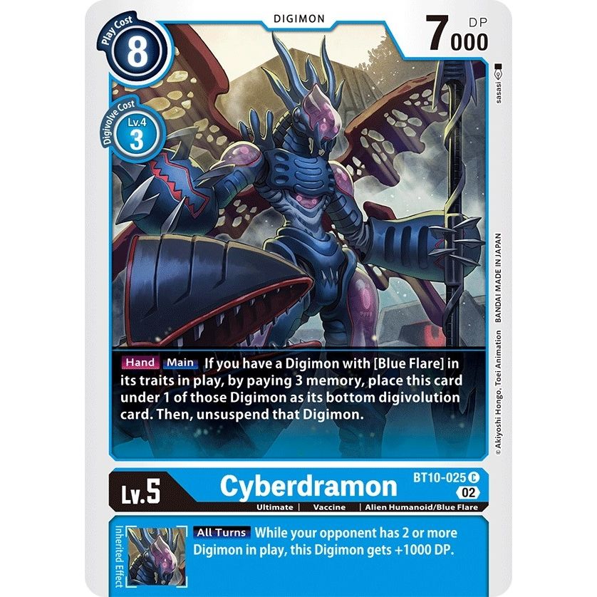 Image for Cyberdramon (BT10-025 C) (BT10) - Digimon Card Game