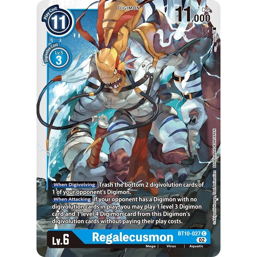 Image for Regalecusmon (BT10-027 C) (BT10) - Digimon Card Game