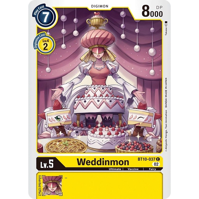 Image for Weddinmon (BT10-037 C) (BT10) - Digimon Card Game