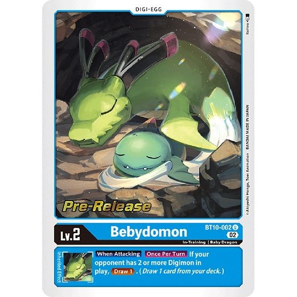 Image for Bebydomon (BT10-002 U) (BT10_PR) - Digimon Card Game