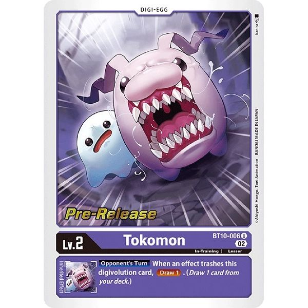 Image for Tokomon (BT10-006 U) (BT10_PR) - Digimon Card Game