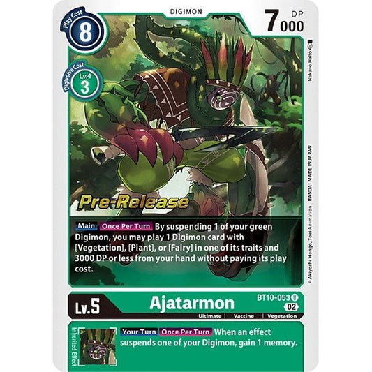 Image for Ajatarmon (BT10-053 U) (BT10_PR) - Digimon Card Game