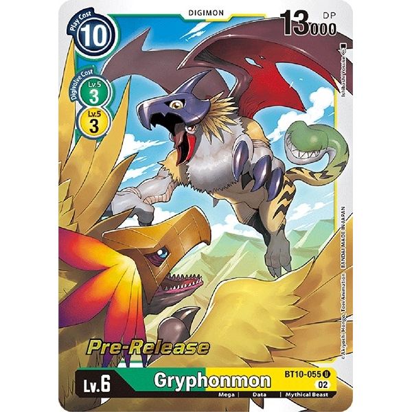 Image for Gryphonmon (BT10-055 U) (BT10_PR) - Digimon Card Game