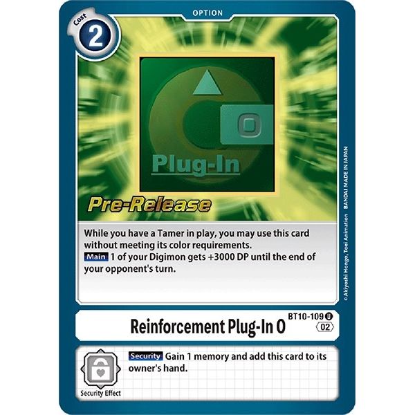 Image for Reinforcement Plug-In 0 (BT10-109 U) (BT10_PR) - Digimon Card Game