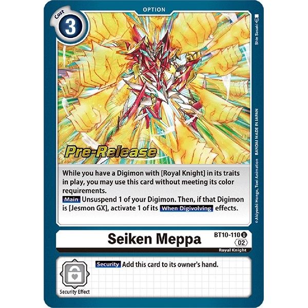 Image for Seiken Meppa (BT10-110 U) (BT10_PR) - Digimon Card Game