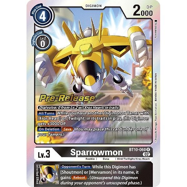 Image for Sparrowmon (BT10-060 R) (BT10_PR) - Digimon Card Game