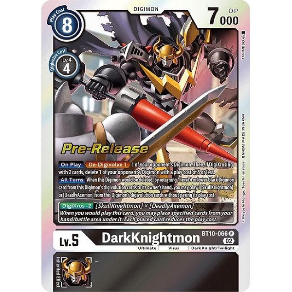 Image for DarkKnightmon (BT10-066 R) (BT10_PR) - Digimon Card Game