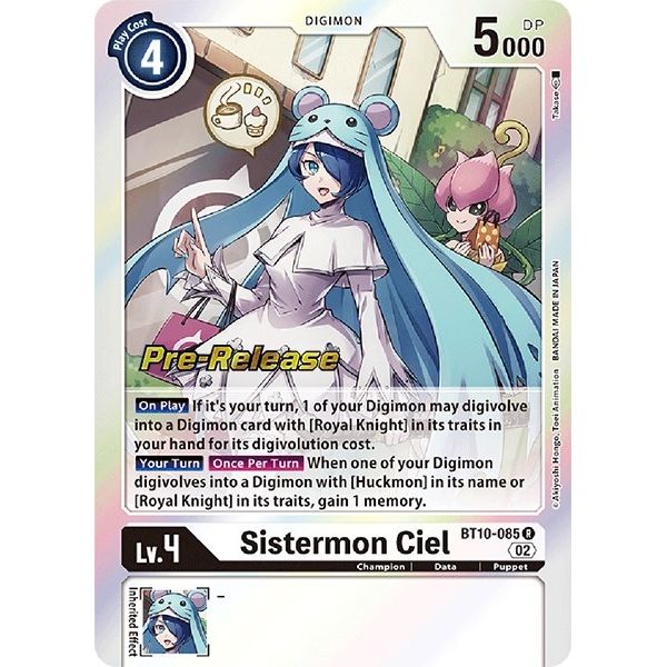 Image for Sistermon Ciel (BT10-085 R) (BT10_PR) - Digimon Card Game