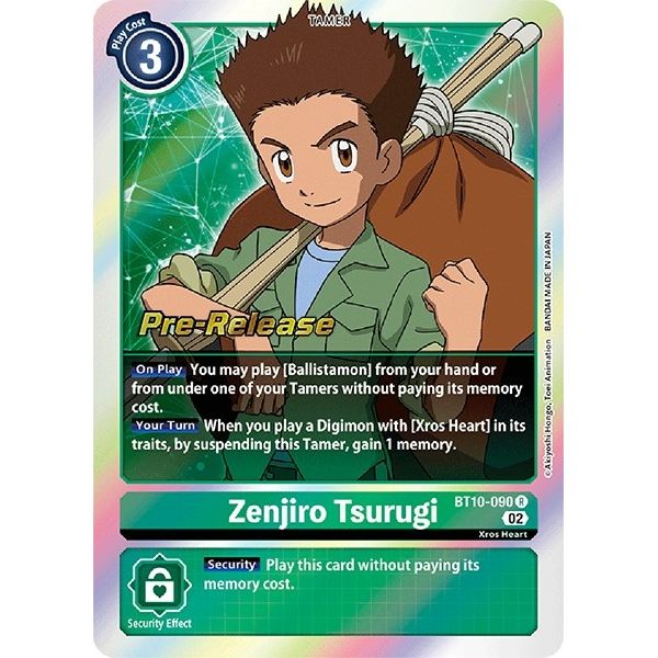 Image for Zenjiro Tsurugi (BT10-090 R) (BT10_PR) - Digimon Card Game