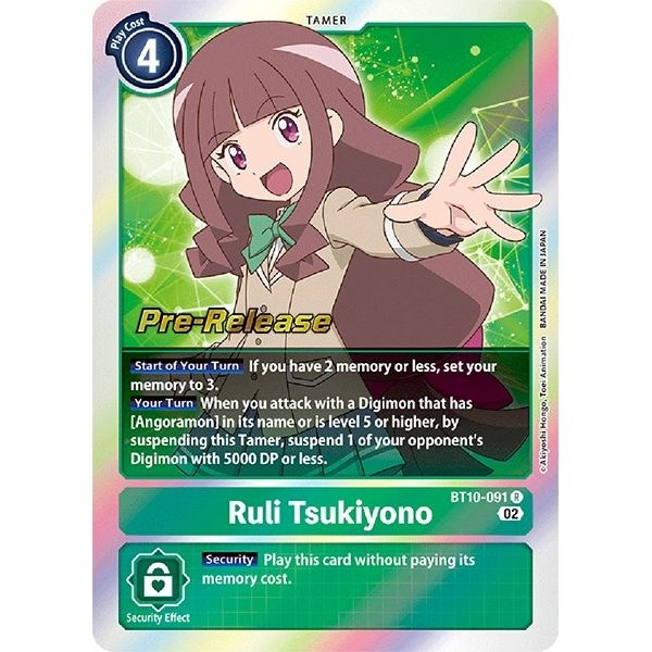 Image for Ruli Tsukiyono (BT10-091 R) (BT10_PR) - Digimon Card Game