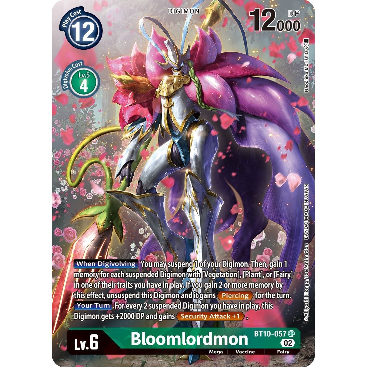 Image for Bloomlordmon (Alternate Art) (BT10-057 SR) (BT10) - Digimon Card Game