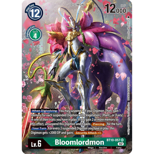 Image for Bloomlordmon (Alternate Art) (BT10-057 SR) (BT10) - Digimon Card Game