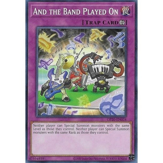 Image for And the Band Played On (OP20-EN024) (OP20) - YuGiOh