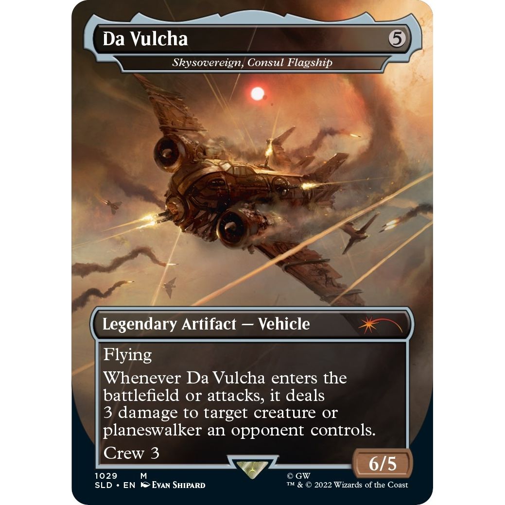 Image for Da Vulcha - Skysovereign, Consul Flagship (Borderless) (1029) (SLD) - Magic: The Gathering