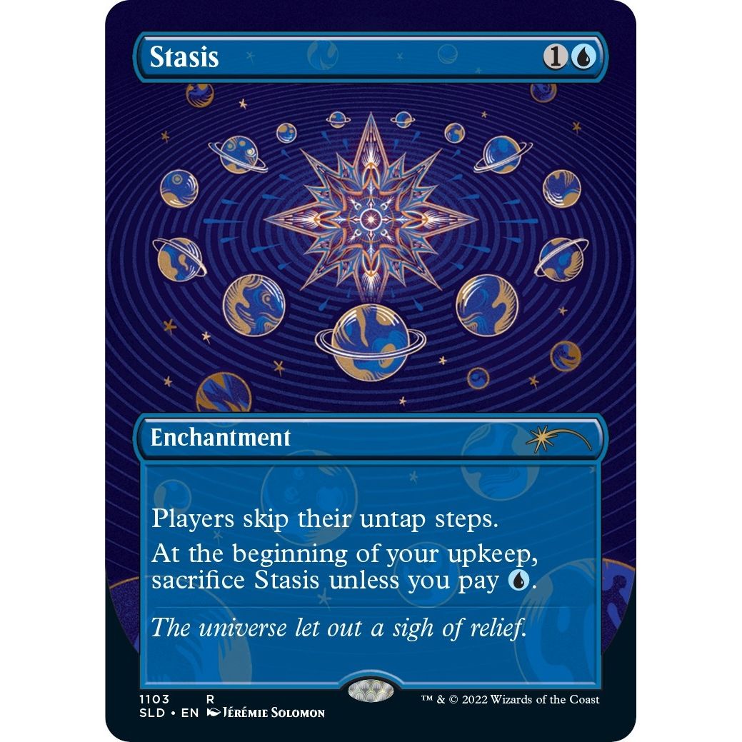 Image for Stasis (Borderless) (1103) (SLD) - Magic: The Gathering