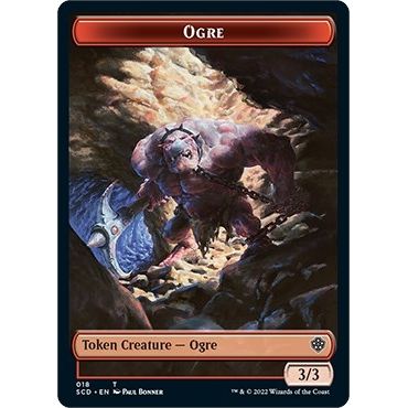 Image for Ogre // Zombie Double-Sided Token (18 // 13) (SCD) - Magic: The Gathering