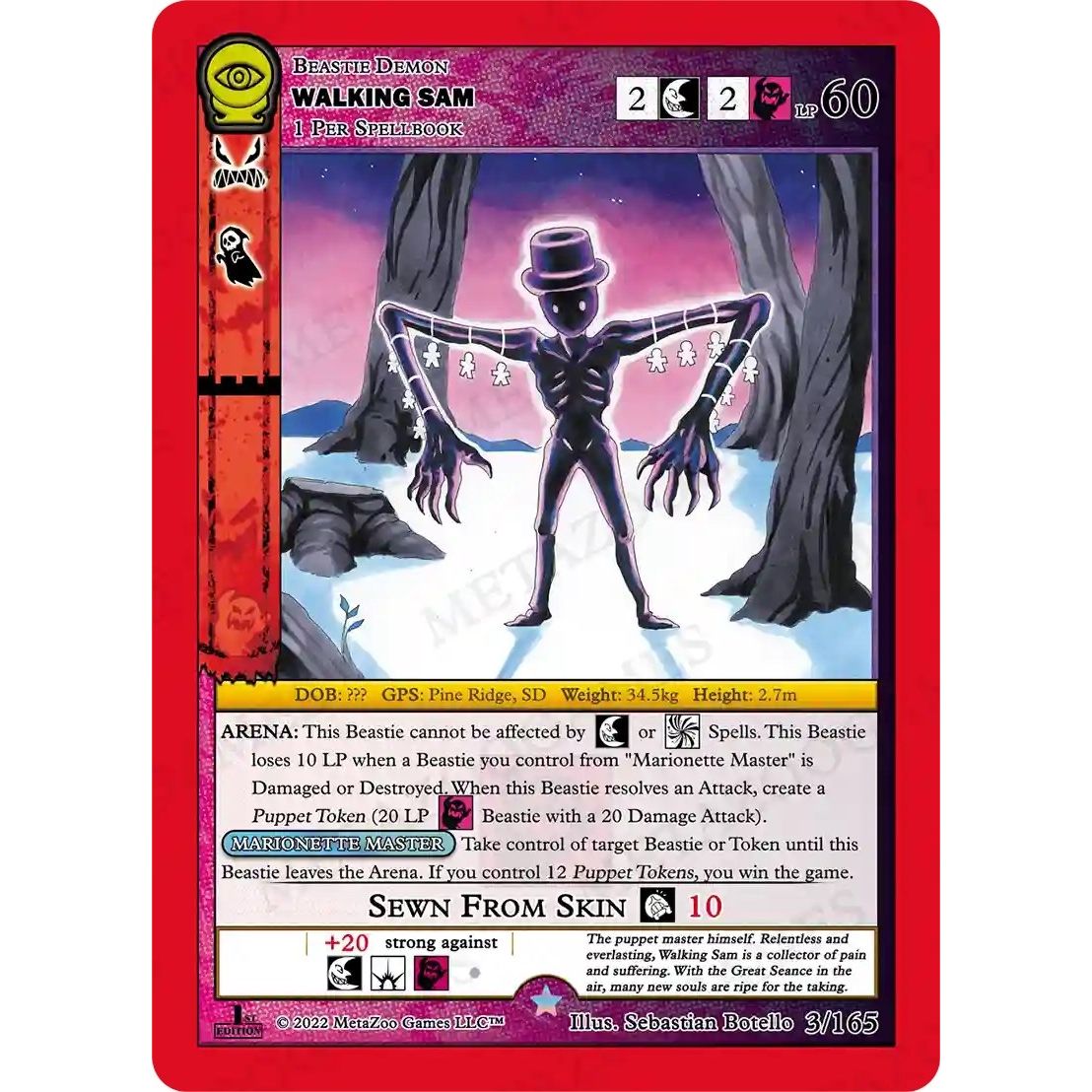 Image for Walking Sam (3/165) (SCE1E) - MetaZoo