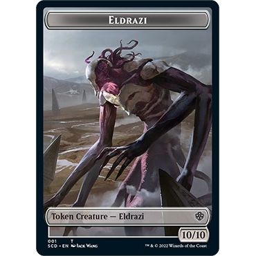 Image for Eldrazi // Soldier Double-Sided Token (1 // 8) (SCD) - Magic: The Gathering