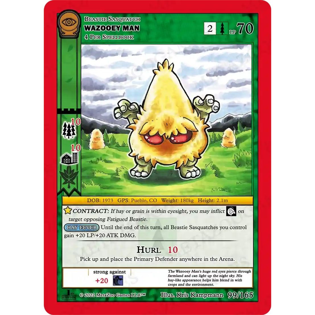 Image for Wazooey Man (99/165) (SCE1E) - MetaZoo