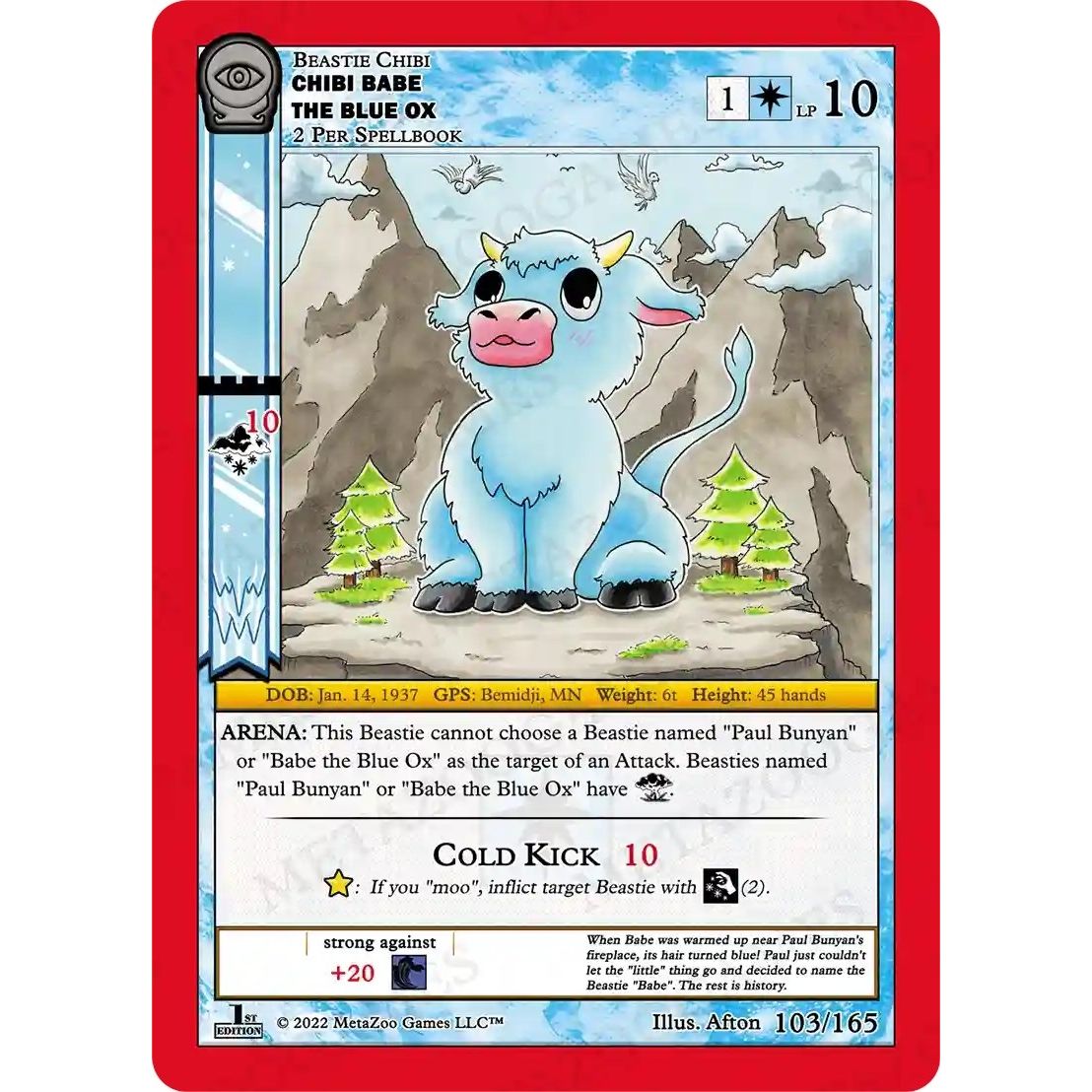 Image for Chibi Babe the Blue Ox (103/165) (SCE1E) - MetaZoo