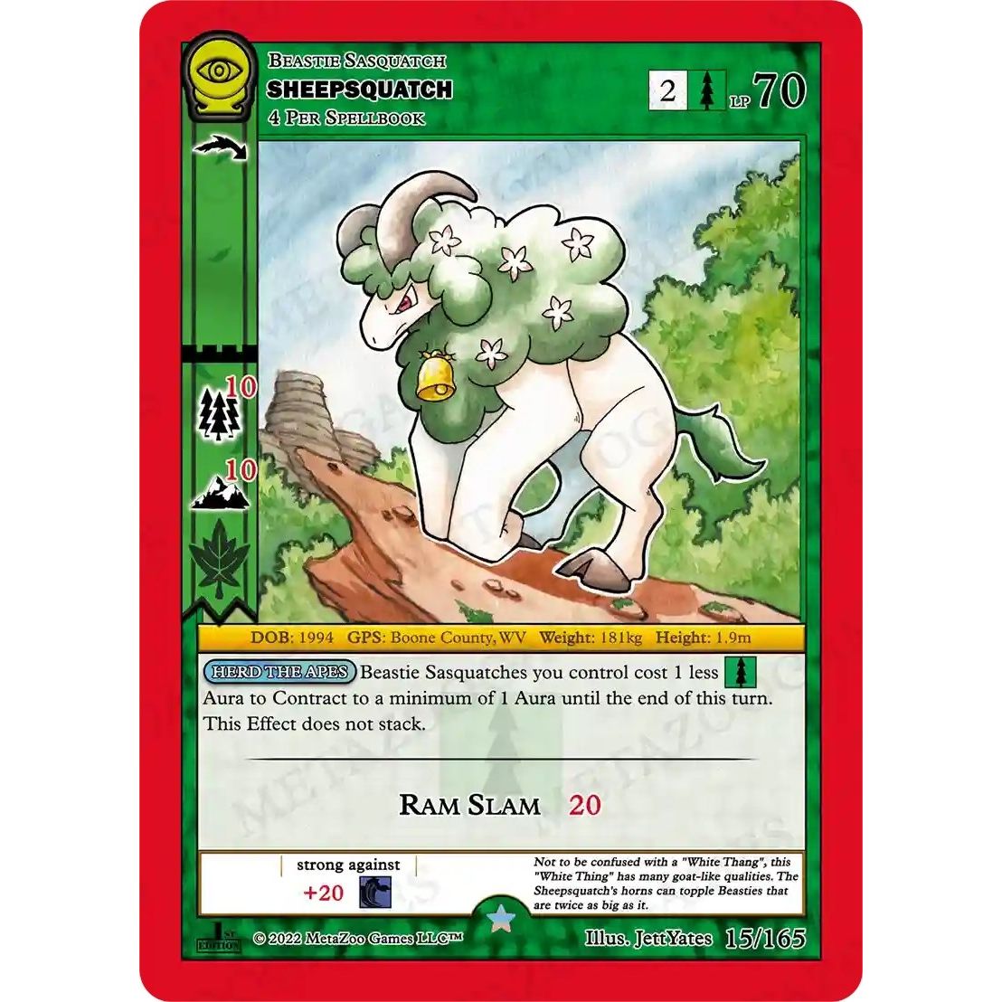 Image for Sheepsquatch (15/165) (SCE1E) - MetaZoo