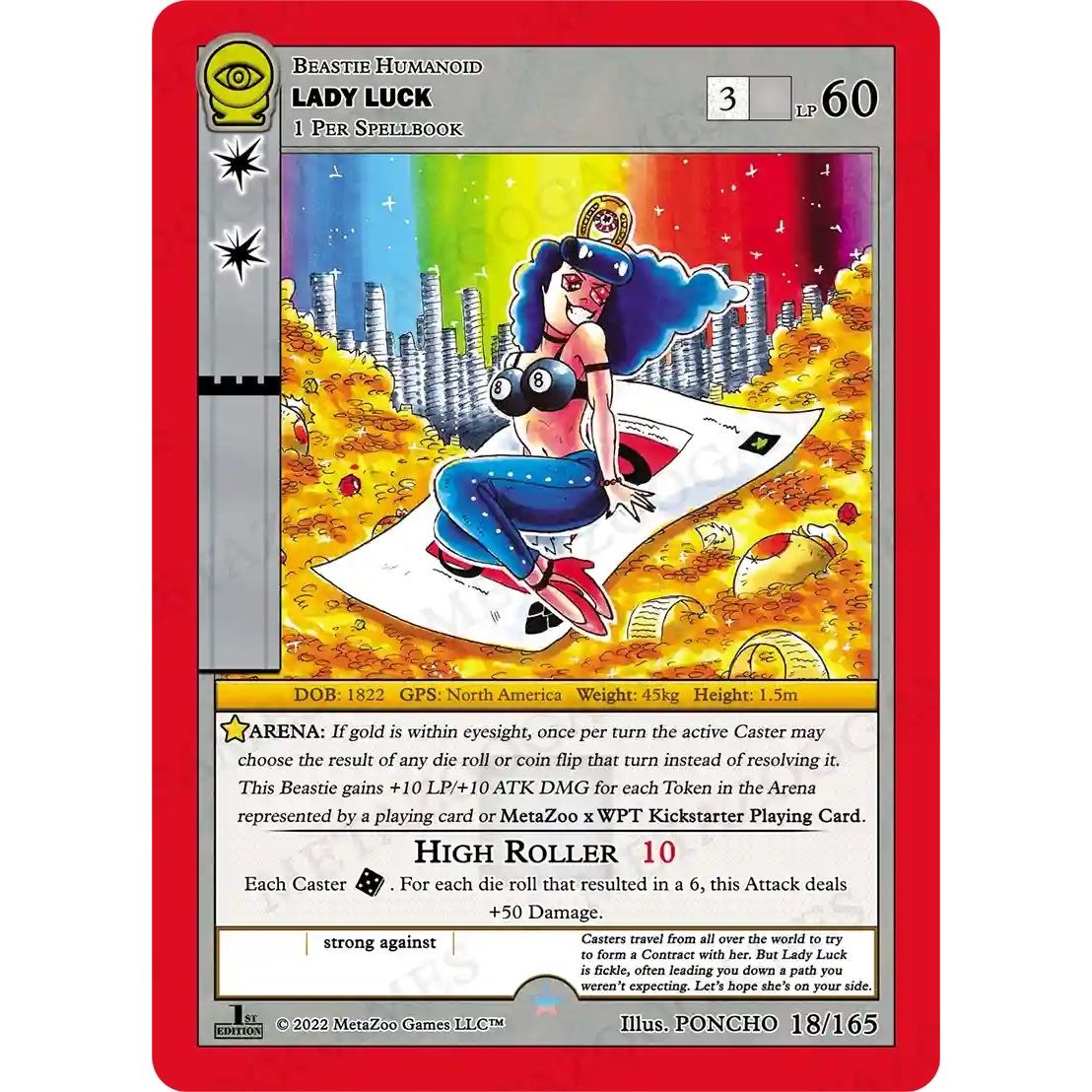 Image for Lady Luck (18/165) (SCE1E) - MetaZoo